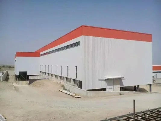 100% Recycled Prefabricated Galvanized Steel Building Factory Building Anti Corrosion