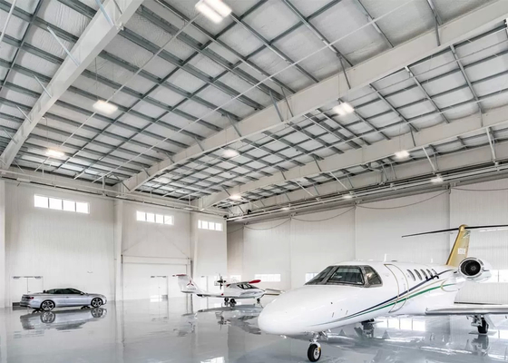 Customized Pre Engineered Aircraft Hangars Long Span Metal Structure Hangar