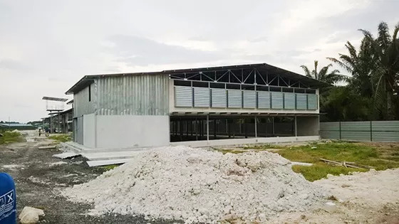 AiSi ASTM Steel Poultry House Steel Structure Chicken House Fire Resistance