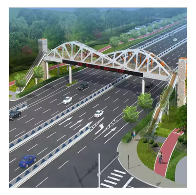 Custom Color Steel Structure Bridge Heavy Steel Bailey Bridge International Standard