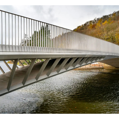 Free Design Long Span Pedestrian Modular Bridge Steel Bridge Construction ISO9001