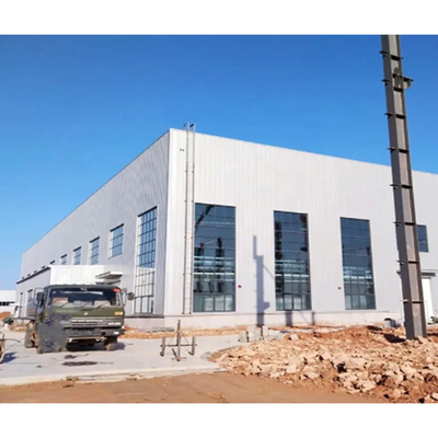 2x1 Corrugated Square Tubing Warehouse Peb Prefabricated Workshop Buildings Energy Saving