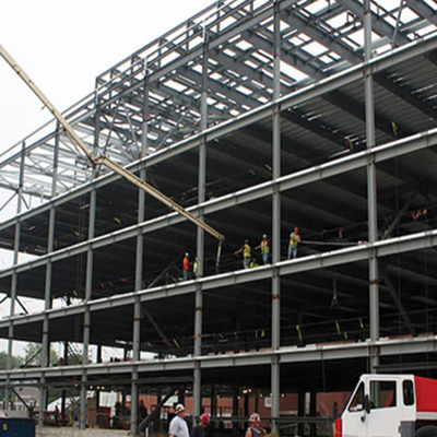 Anti Earthquake Metal Frame Workshop Prefabricated Factory Building Thermal Insulation