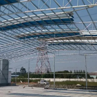 Welded Steel Prefabricated Agricultural Buildings H Section Steel Frame Industrial Buildings