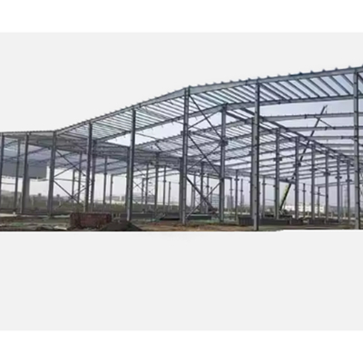Welded Steel Prefabricated Agricultural Buildings H Section Steel Frame Industrial Buildings