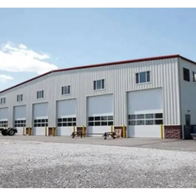 Welded Steel Prefabricated Agricultural Buildings H Section Steel Frame Industrial Buildings