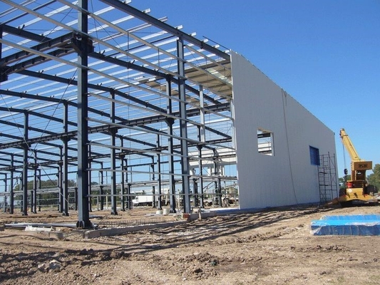 Contemporary Steel Structure Warehouse Customized Color Prefab Metal Prefabricated Warehouse