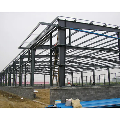 Customized Size Painting Steel Buildings Hot Galvanized Prefab Steel Warehouse ISO Certification