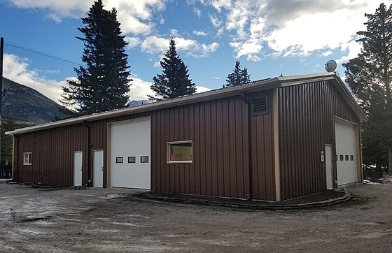 Q235 Garage Metal Shed Heavy Structural Fabrication Steel Structure Custom Length