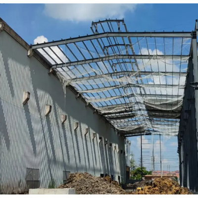 Custom Size Prefab Steel Building Structure Galvanized Surface Welded Steel Structure