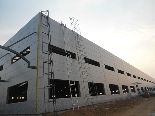 Spacious Steel Structure Building Workshop  Construction Industrial Prefabricated