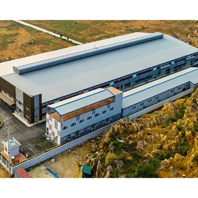 Open Span Sandwich Panel Prefabricated House Steel Garage Workshop Recyclable