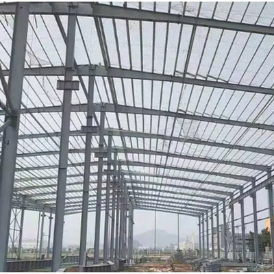 Fast Build Steel Structure Workshop Galvanized Steel Frame Buildings Customized Size