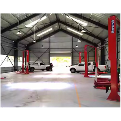 Anti Corrosion Metal Large Workshop Buildings Mordern High Durability Space Frame Steel Structure