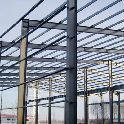 High Strength Prefab Light Steel Structure Workshop Recyclable Steel Plant Structure