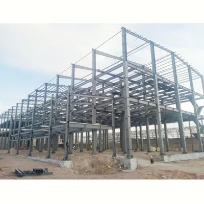 Galvanizing Customized Large Sheds Workshops  Steel Structure Prefabricated Commercial Buildings