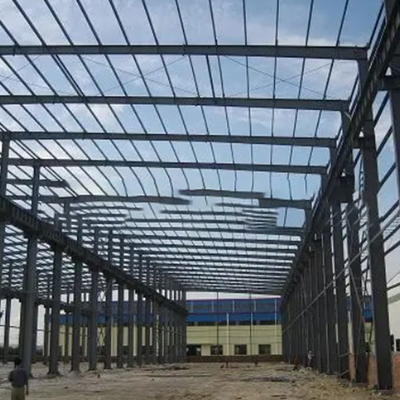 Galvanized Prefabricated Steel Building Metal Steel Warehouse Construction Q345