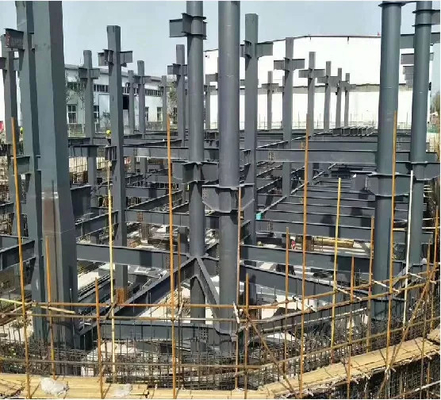 OEM Size Commercial Steel Structures Mall Steel Portal Frame Buildings Corrosion Proof