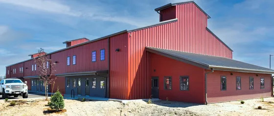 Q355 Commercial Steel Construction Modern Metal Building Customized Size