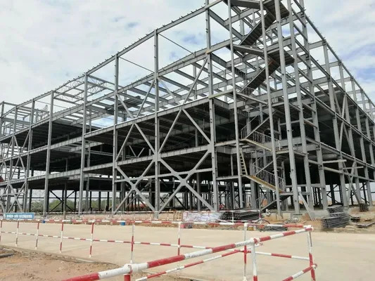 Earthquake Resistance Multi Storey Steel Building Custom Design Office School Construction