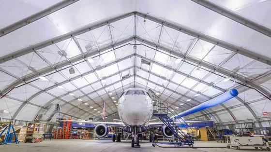 Robust Construction Industrial Metal Aircraft Hangars Prefab Steel Frame Buildings