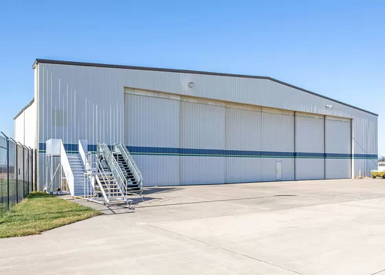 Customized Pre Engineered Aircraft Hangars Long Span Metal Structure Hangar