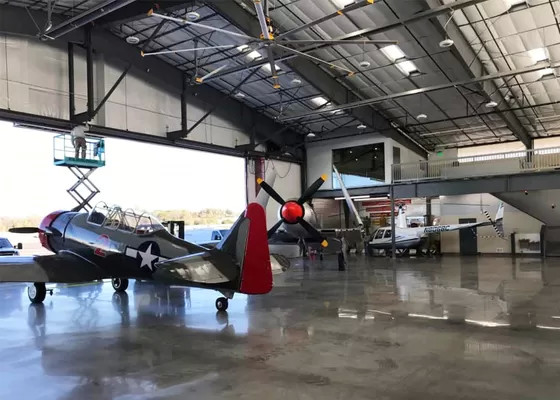 Q235b Q355b Steel Structure Hangar Earthquake Resistance OEM Airplane Hangar Construction