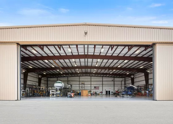 Q235b Q355b Steel Structure Hangar Earthquake Resistance OEM Airplane Hangar Construction