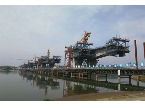 Free Design Long Span Pedestrian Modular Bridge Steel Bridge Construction ISO9001