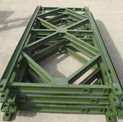 Q345B Steel Structure Bridge Prefab Metal Pedestrian Bridge Earthquake Resistant ISO