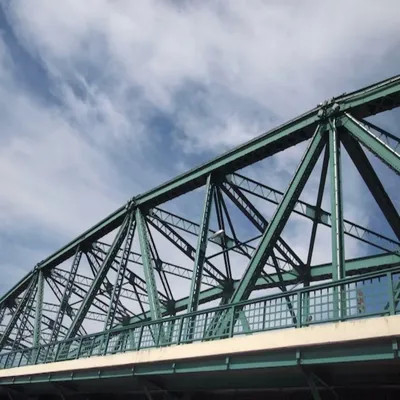 OEM Prefab Steel Girder Bridge Highly Load Bearing Steel Bridge Construction