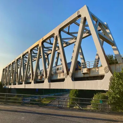 Angle Steel Military Pontoon Bridge High Stability Hot Rolled Prefabricated Steel Bridge