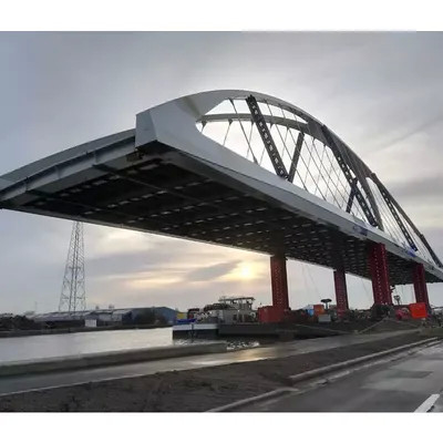 C Purlin Steel Bridge Structure Anti Corrosion Steel Frame Bridge High Strength