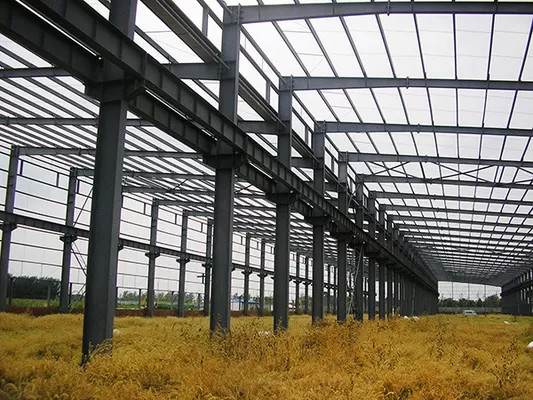 Energy Saving Prefabricated Steel Frame Shed Metal Building Steel Structure For Warehouse