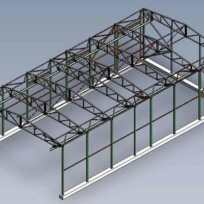 Steel Frame Shed Farm Buildings Customizable Sizes Industrial Steel Warehouse