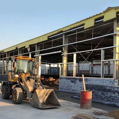 Steel Frame Shed Farm Buildings Customizable Sizes Industrial Steel Warehouse