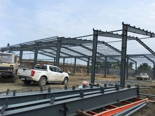 Q235 Steel Frame Storage Building Metal Frame Shed Customizable OEM ODM