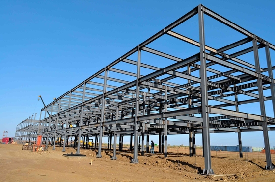 High Strength Steel Structure Building Industrial Prefab Buildings Anti Corrosion