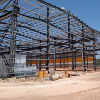 H Section Steel Structure Building Commercial Structural Fabrication Easy Assemble