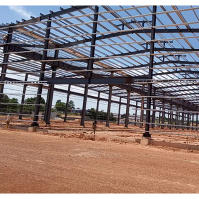 H Section Steel Structure Building Commercial Structural Fabrication Easy Assemble